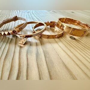 Michael Kors Rose Gold Bracelets
